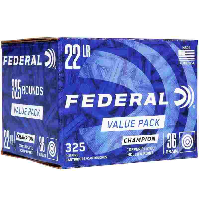 https3A2F2Fmedia.chattanoogashooting.com2Fimages2Fproduct2FFA7252Ffederal-champion-rimfire-value-pack-ammunition-22lr-36gr-cphp-1260-fps-325-ct-fa725.jpg