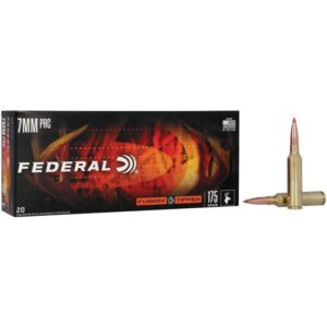 Federal Fusion Tipped Rifle Ammunition 7mm PRC Mag 175gr PT 3000 fps 20/ct