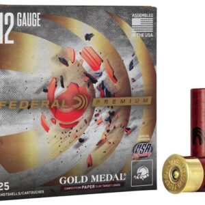 Federal Gold Medal Grand Paper Shotshells 12 ga 2-3/4" 1oz 1290 fps #8 25/ct