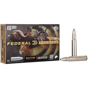 Federal Premium Cape-Shok Rifle Ammunition .416 Rigby 400 gr TBBC 2300 fps - 20/ct