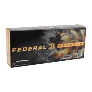 Federal Terminal Ascent Rifle Ammunition 7mm Backcountry 170gr PT 2950 fps 20/ct