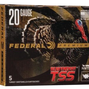 Federal Heavyweight TSS Shotshells 20ga 3" 1-1/2oz 1000 fps #9 5/ct