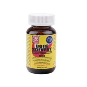 G96 Military Grade Bore Solvent 4 oz Amber Glass Jar