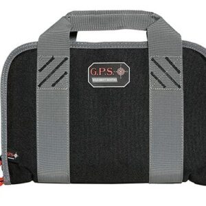 G-Outdoors Double Pistol Case with Magazine Storage & Dump Cup-Black