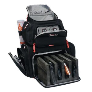 G-Outdoors Handgunner Backpack with 4 Handgun Cradle-Black