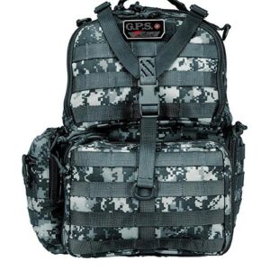 G-Outdoors Tactical Range Backpack 3 Handguns Capacity -Gray Digital