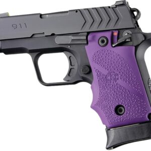 Hogue Ambi Safety Rubber Grip for Springfield Armory 911- Purple