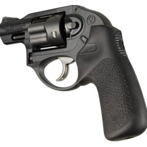 Hogue Ruger LCR/LCRx: Black Rubber Tamer Cushion Grip without Finger Grooves