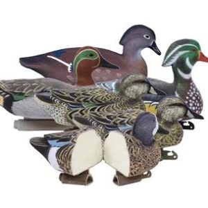 Higdon Outdoors Puddle Pack - 2/ct Green Wing Teal 2/ct Blue Wing Teal 2/ct Wood Ducks