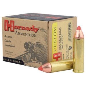 Hornady LEVERevolution Handgun Ammunition .500 S&W 300 gr FTX 2075 fps 20/box