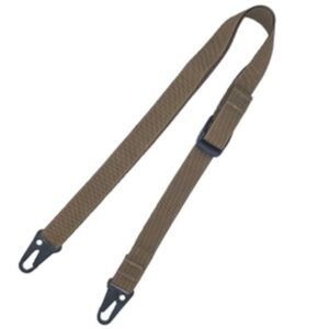 TacShield Sport Ridge 2 Point Rifle Sling 1" Wide HK Snap Hooks Coyote Brown