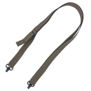TacShield Sport Ridge 2 Point Rifle Sling 1" Wide QD Swivels Coyote Brown