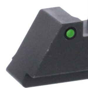 Green Tritium Round Outline White .315/black .392 for Glock TallSuppressor