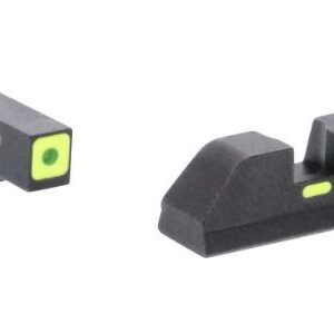 Green Tritium LimeGreenLumi Outline Square (non trit) REAR for Glock Gen 5