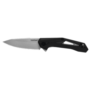 Kershaw Airlock Folding Knife 3" Drop Point Blade Black