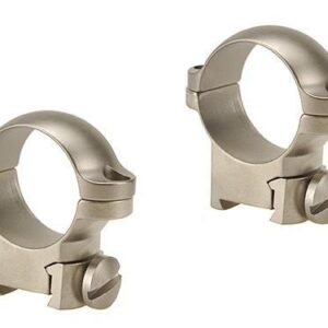 Leupold 2-Piece Solid Steel Ringmounts - Sako 1" Medium Silver