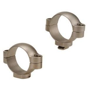 Leupold 2-Piece STD Windage Adjustable Steel Rings 30mm Medium Silver