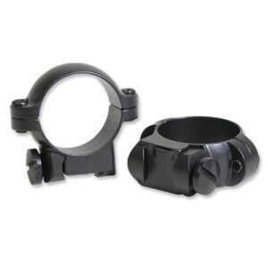 Leupold 2-Piece Solid Steel Ringmounts - Ruger No. 1 & 77/22 1" Low Matte Black