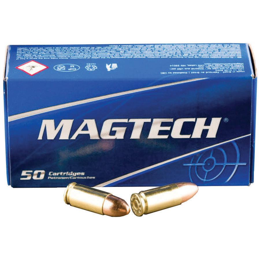 MagTech 9mm Luger 115 gr FMJ Handgun ammo for consistent accuracy