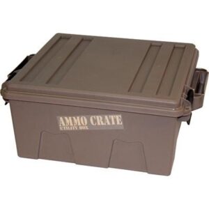 MTM Ammo Crate Utility Box Large 14"x13.5"x7.25" Dark Earth