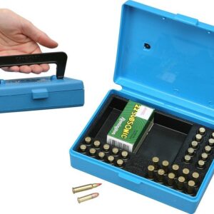 MTM Rimfire 130 Rounds Small Bore Ammo Box Blue