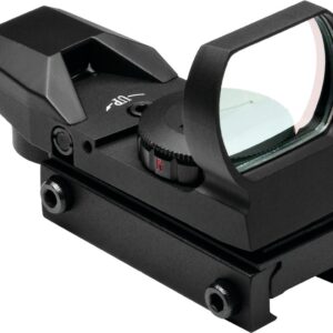 NcStar Red & Green Reflex Sight with 4 Reticles and QR Mount - Black