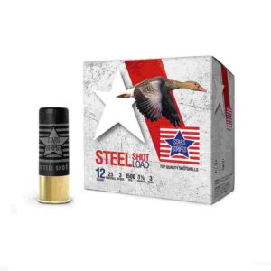 PPU Stars & Stripes Steel Shotshell 12ga 3'' 1-1/8 oz 1500 fps #3 25/ct