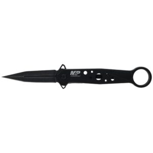 Smith & Wesson M&P Folding Knife Dagger Blade Black