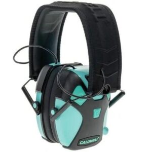 Caldwell E-Max Pro 23db Electronic Earmuffs-Aqua