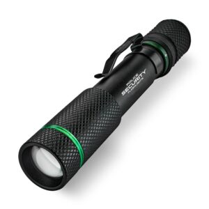 Police Security Flashlights Aura-RS Rechargeable Penlight Flashlight 260 Lumens Black