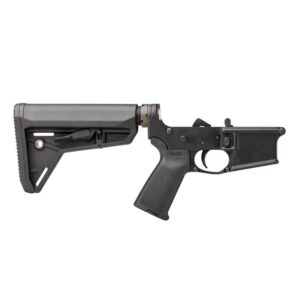 Aero Precision AR-15 Complete Lower Receiver with MOE Grip and SL Carbine Stock Black
