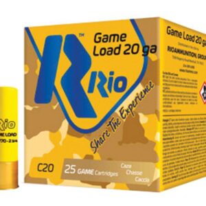 Rio Field Low Recoil Shotshells 20 ga 2-3/4" 1oz #7.5 1180 fps 25/ct