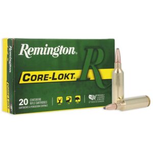 Remington Core-Lokt Rifle Ammunition .270 WSM 130 gr PSP 3285 fps 20/ct