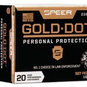 Speer Gold Dot Handgun Ammunition .327 Federal 100 gr HP 1500 fps 20/ct