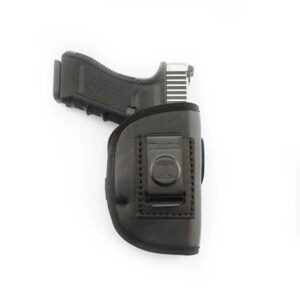 Tagua Leather Ecoleather Weightless 4 in 1 Open Top Holster for Most 9mm Luger/.40/.45 Black RH