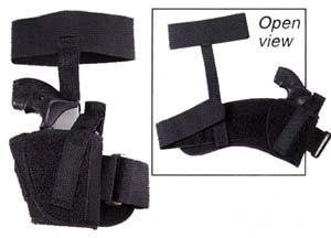 Uncle Mike's Sidekick Ankle Holsters Fits 2" Barrel Small Frame 5- Shot Revolvers - Right Hand