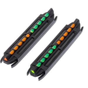 HIVIZ Two-In-One Magnetic Shotgun Sight with Green & Orange LitePipe