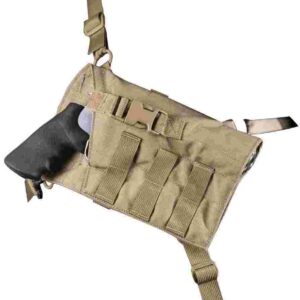 Viking Tactics Big Rig Chest Holster for Revolvers Coyote Tan