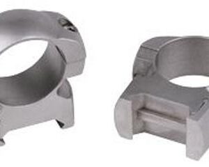 Weaver Grand Slam Steel Top Mount Scope Rings 1" Medium Silver