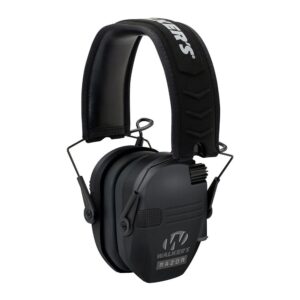 Walker's Game Razor Slim Shooter Folding Ear Muffs-Black