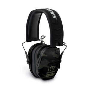 Walker's Razor Slim Shooter Folding Electronic Muff--Camo Grey