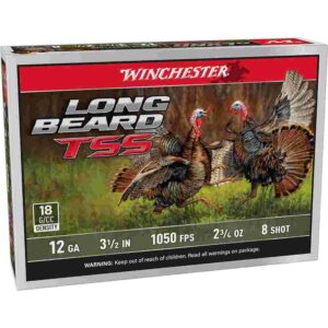 Winchester Long Beard TSS Shotshells 12ga. 3-1/2" 2-3/4oz 1050 fps #8 5/ct