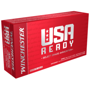 Winchester USA Ready Handgun Ammunition .45 Auto 230 gr. FMJ-FN 880 fps 50/ct