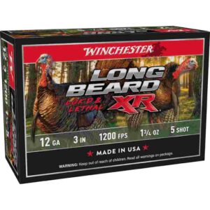 Winchester Long Beard XR Shotshells 12 ga 3" 1-3/4 oz #5 10/ct
