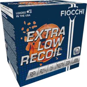 Fiocchi Low Recoil Lite Trainer 20 ga 2 3/4" 3/4 oz #7.5 - 25/ct
