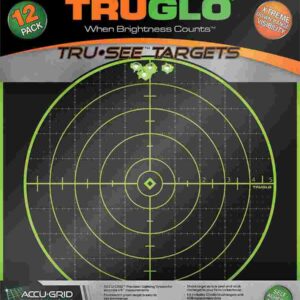TRUGLO TRU-SEE Self Adhesive Targets - 100 Yard 12x12 Green 12 Pack