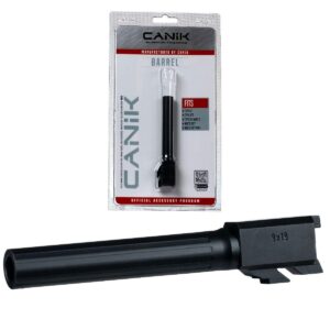 Canik Steel Drop in Barrel for Select Canik Pistols Full Size Fluted Black
