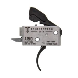 TriggerTech AR-10 Duty Trigger Single-Stage 3.5 lb Curved Black