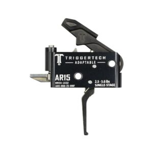 TriggerTech AR15 Single-Stage Adaptable Flat Trigger Black