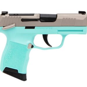 SIG SAUER P365 380ACP NKL/TURQUOISE 10+1